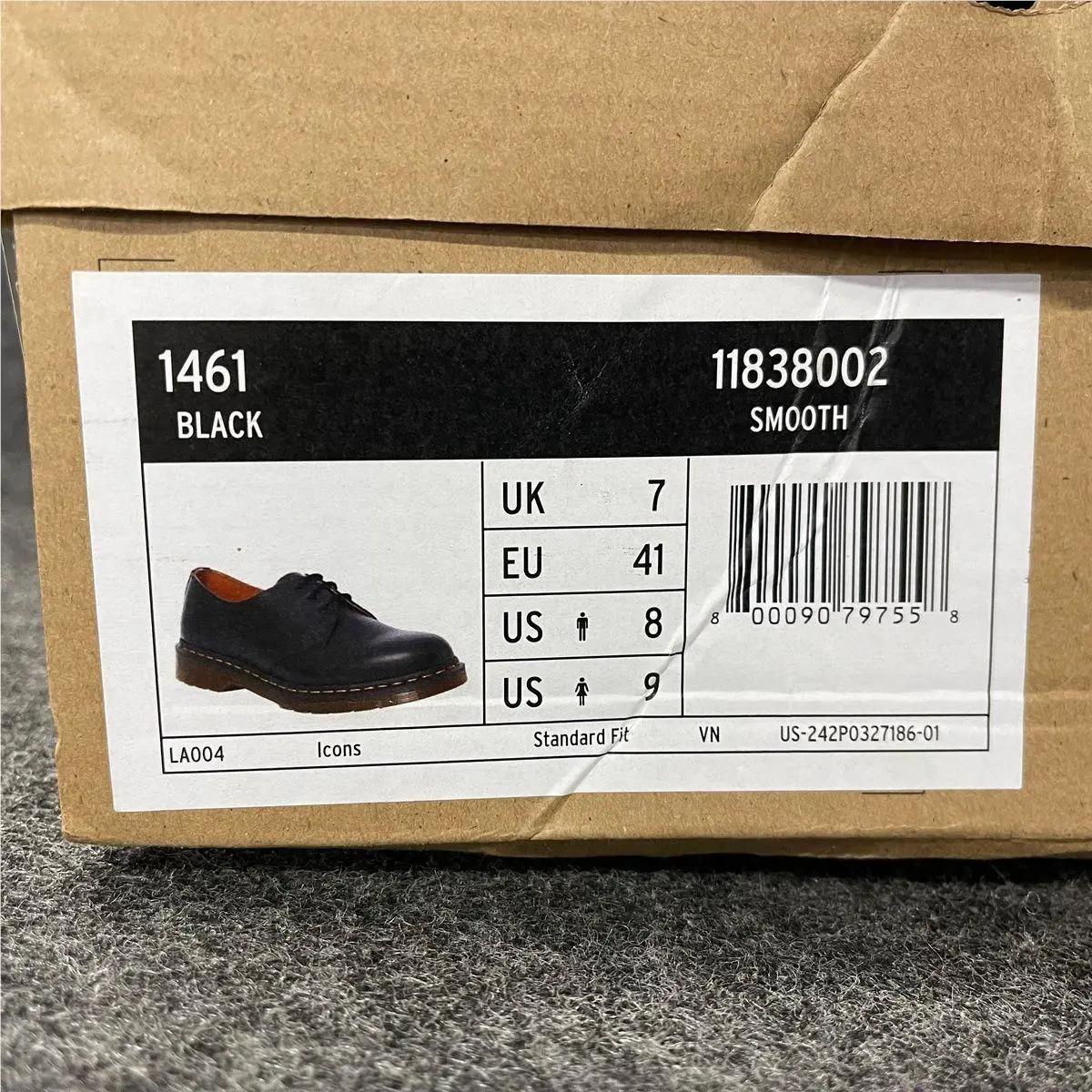 Dr. Martens shoes - vs-186836 - vs-186836 - Black (UPC: 800090797558) 2