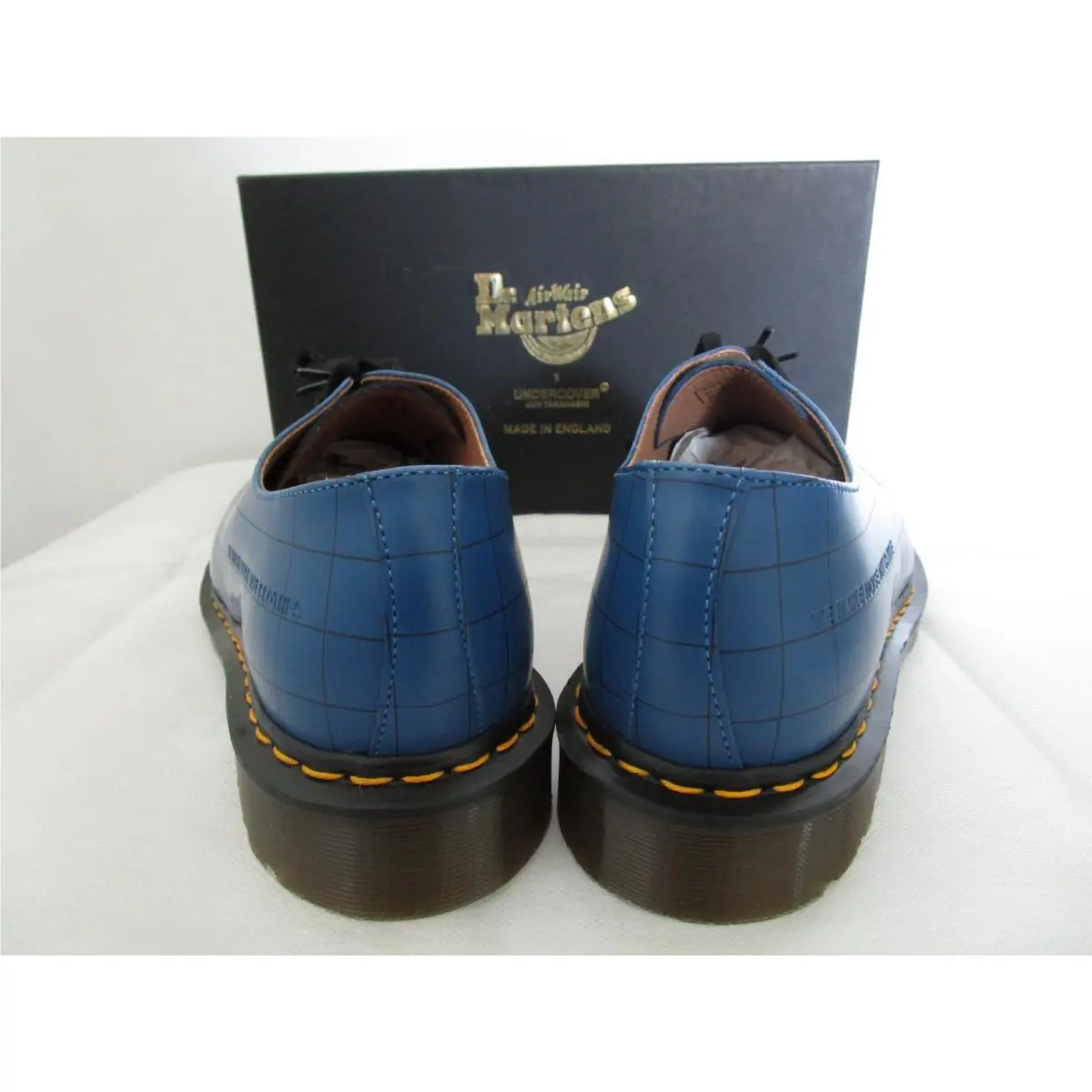 Dr. Martens shoes - Converse Chuck Taylor All Star Hi - X UNDERCOVER CHECK BLUE (UPC: 190665523003) 4
