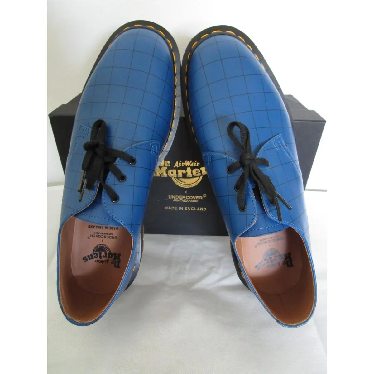 Dr. Martens shoes - Converse Chuck Taylor All Star Hi - X UNDERCOVER CHECK BLUE (UPC: 190665523003) 5
