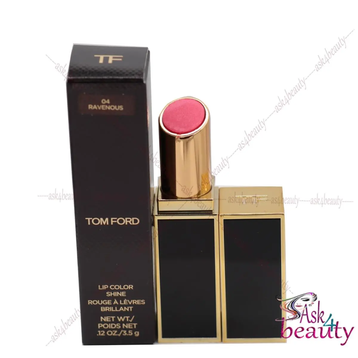 Lip Color Shine Choose Shade 04 Ravenous by Tom Ford