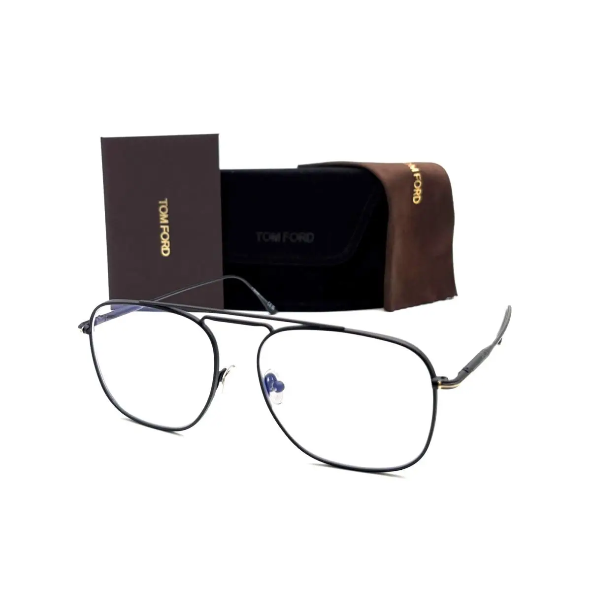 Tom Ford FT5731 002 Black / Clear Lens 56mm Eyeglasses T5731