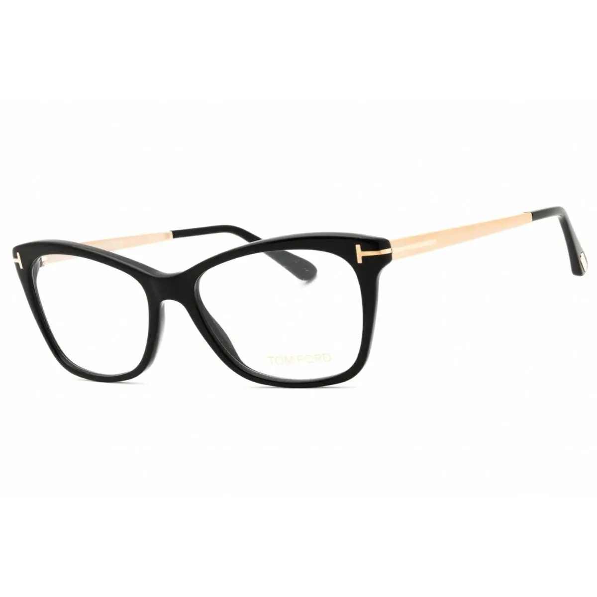Tom Ford Unisex Eyeglasses Cat Eye Shape Acetate Full Rim Frame FT5353 001
