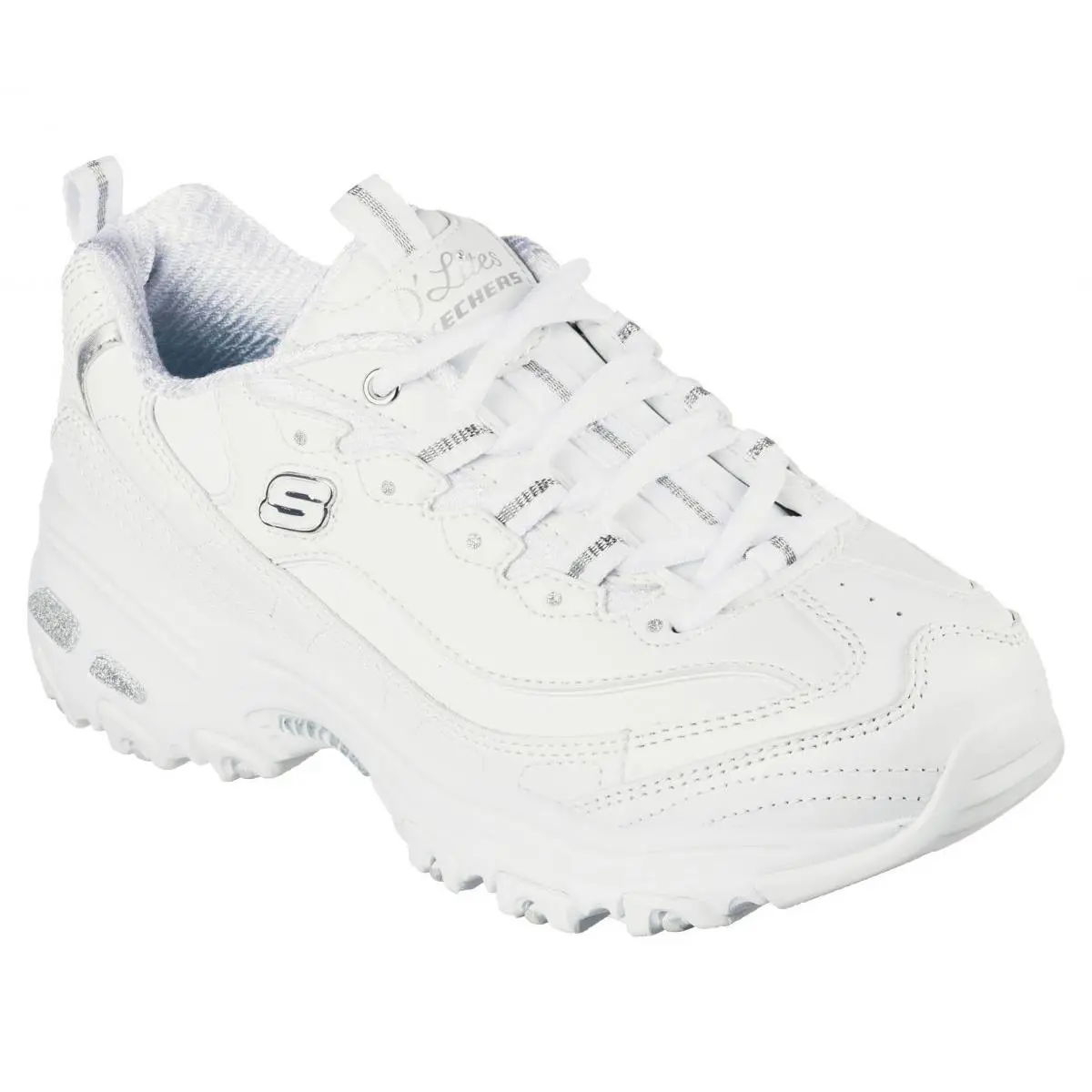 Skechers shoes - WHITE/SILVER 0