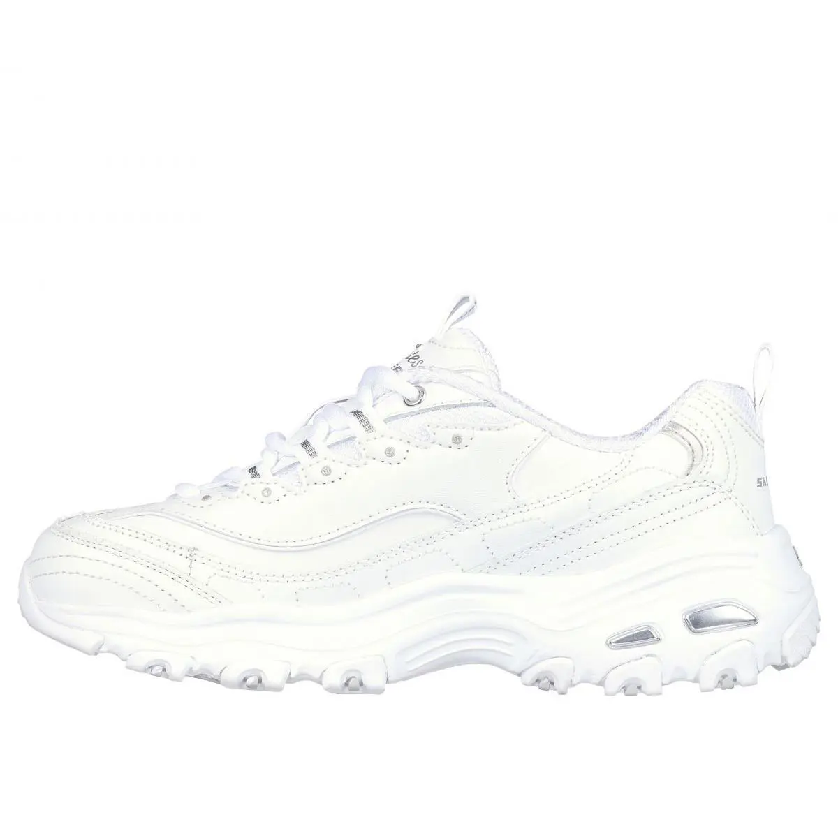 Skechers shoes - WHITE/SILVER 1