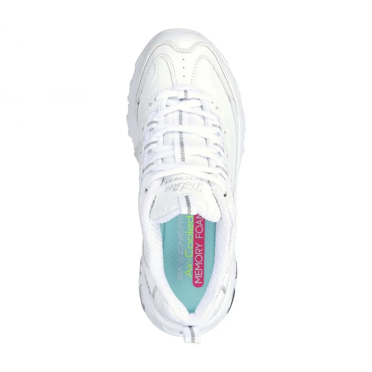 Skechers shoes - WHITE/SILVER 3