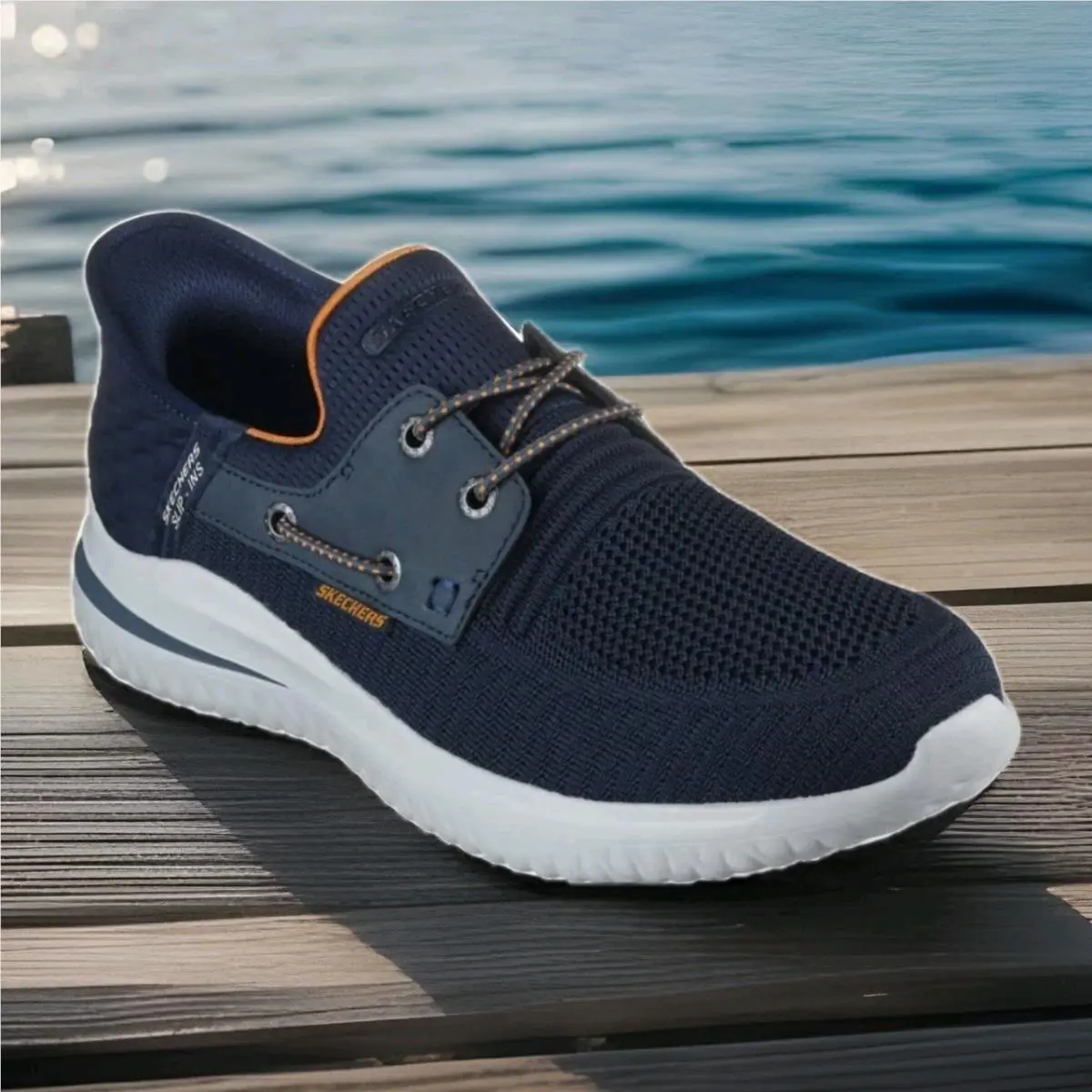 Skechers shoes - skechers delson 3.0 roth - delson roth - 210606/NVY - navy 1