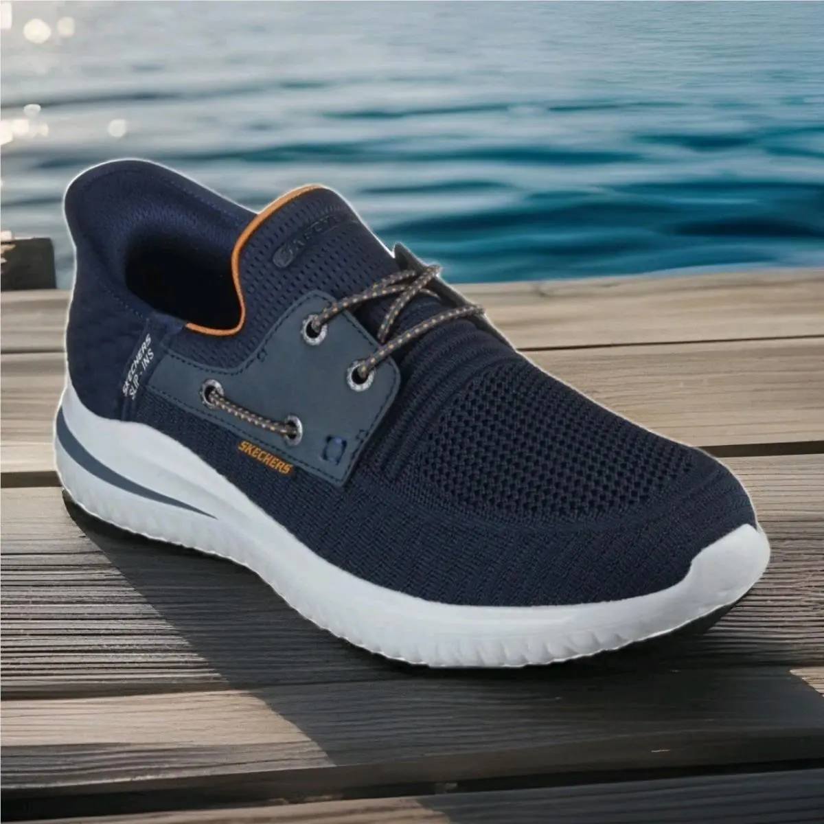 Skechers shoes - skechers delson 3.0 roth - delson roth - 210606/NVY - navy 15