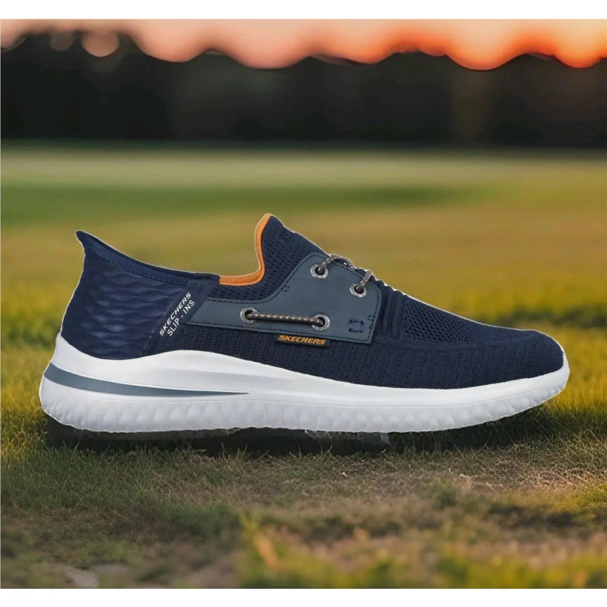 Skechers shoes - skechers delson 3.0 roth - delson roth - 210606/NVY - navy 21