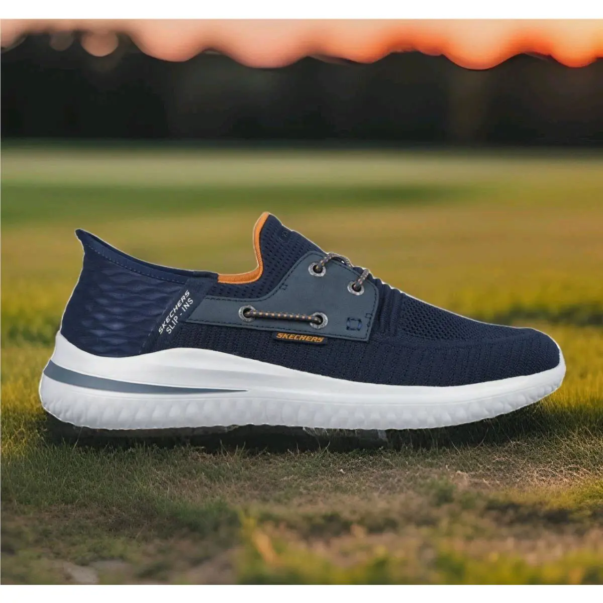 Skechers shoes - skechers delson 3.0 roth - delson roth - 210606/NVY - navy 21