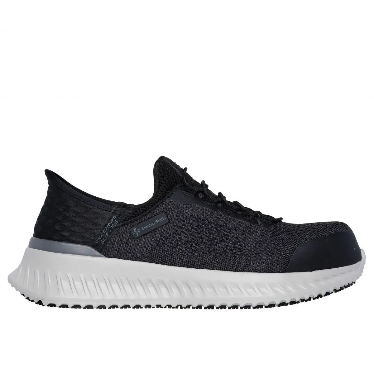 Skechers shoes - BLACK/GREY 4