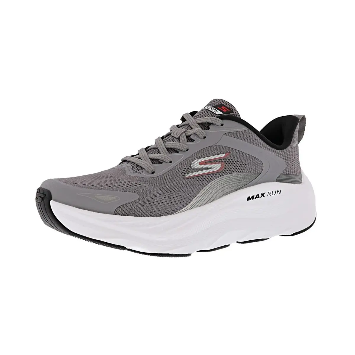 Skechers Men`s Max Run- Pacewave 221002/GRY Goodyear Performance Running Shoes - GREY