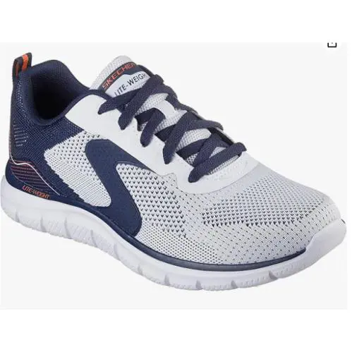 Skechers shoes - WHT/NVY 4