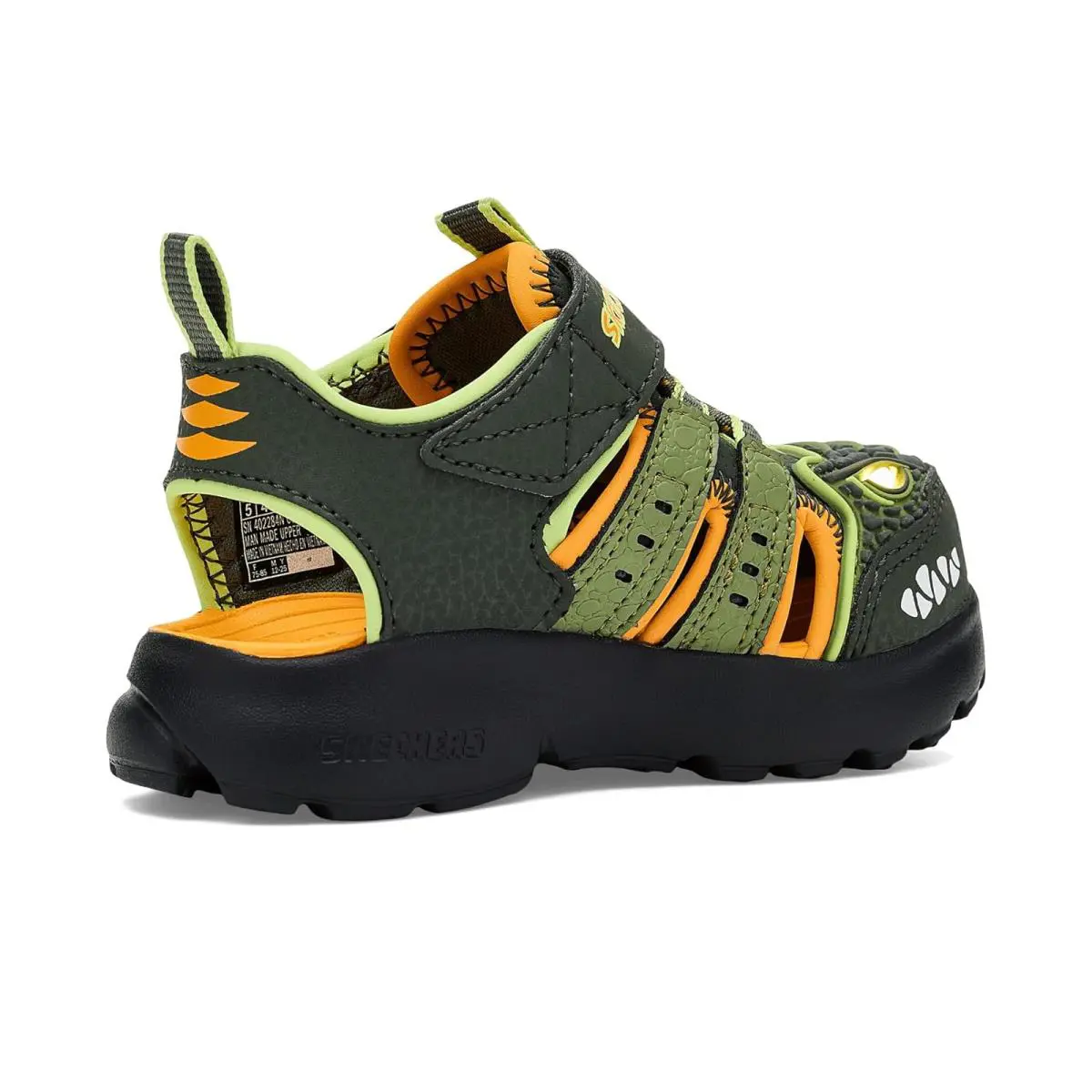 Skechers shoes - Black/Lime 15