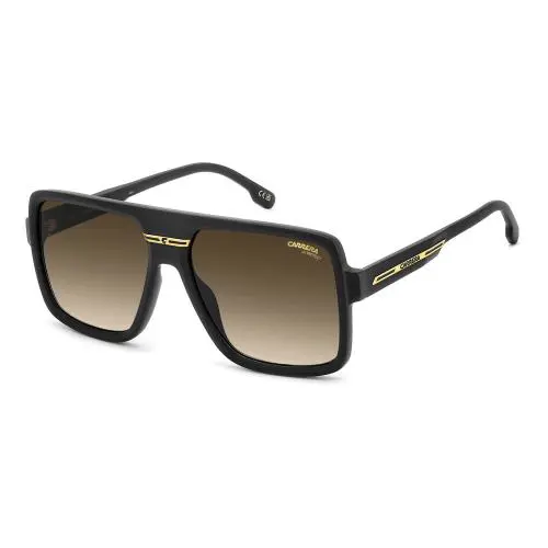 Carrera VICTORY-C-09/S Sunglasses Sun Glasses Black Cry 7C508 59mm - Frame: BLACK CRY, Lens: 08 DK BLUE SHADED, Code: 7C508