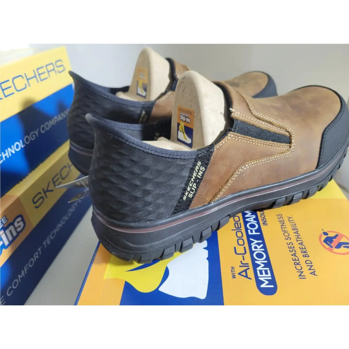 Skechers shoes - Slip-ins Work Footwear - Work Footwear - 200215 - Brown 2