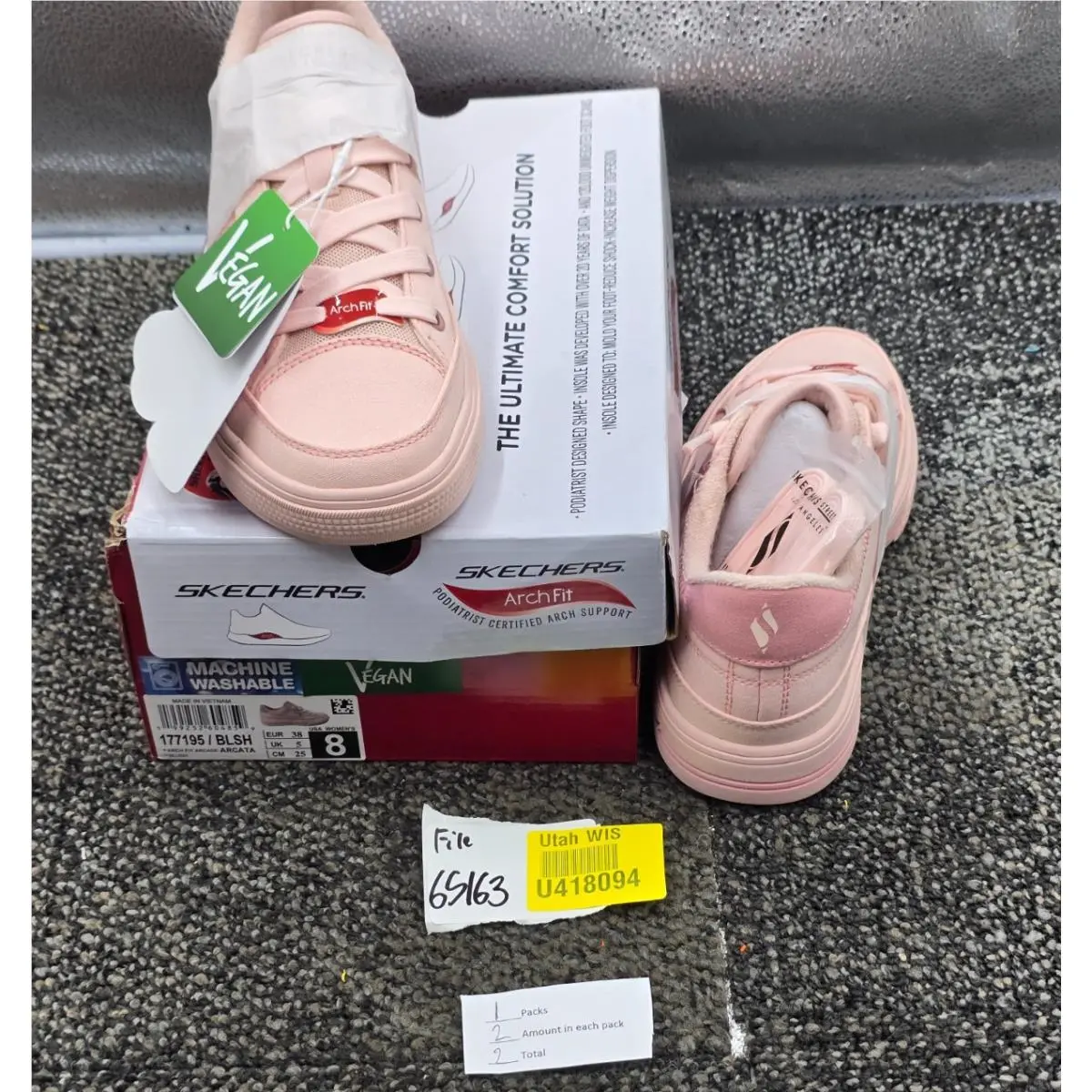 Skechers shoes - Skechers Street Arch Fit - Street Arch Fit - 177195 - Blush (UPC: 199252604859) 6