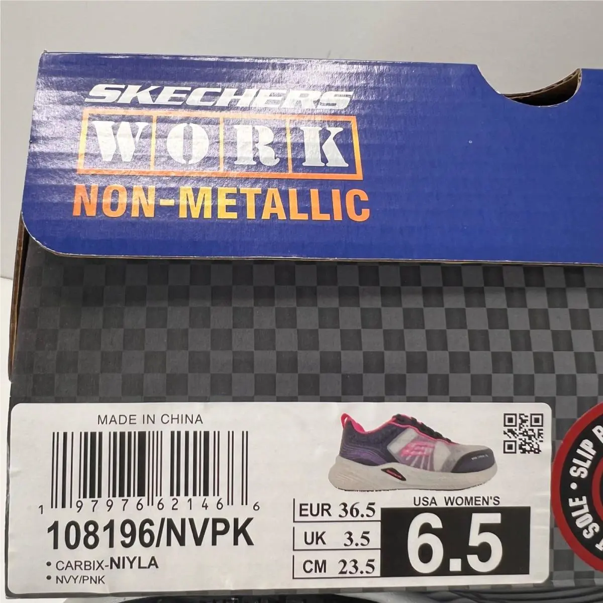 Skechers shoes - Skechers Carbix-Niyla - 108196 - Navy/White (UPC: 196311379376) 8