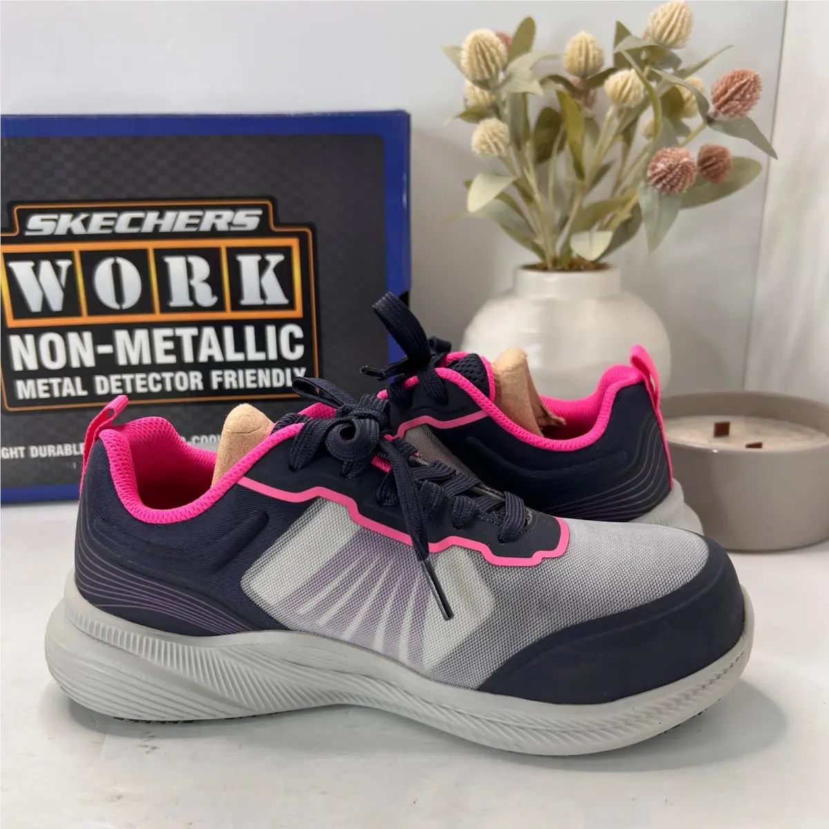 Skechers shoes - Skechers Carbix-Niyla - 108196 - Navy/White (UPC: 196311379376) 4