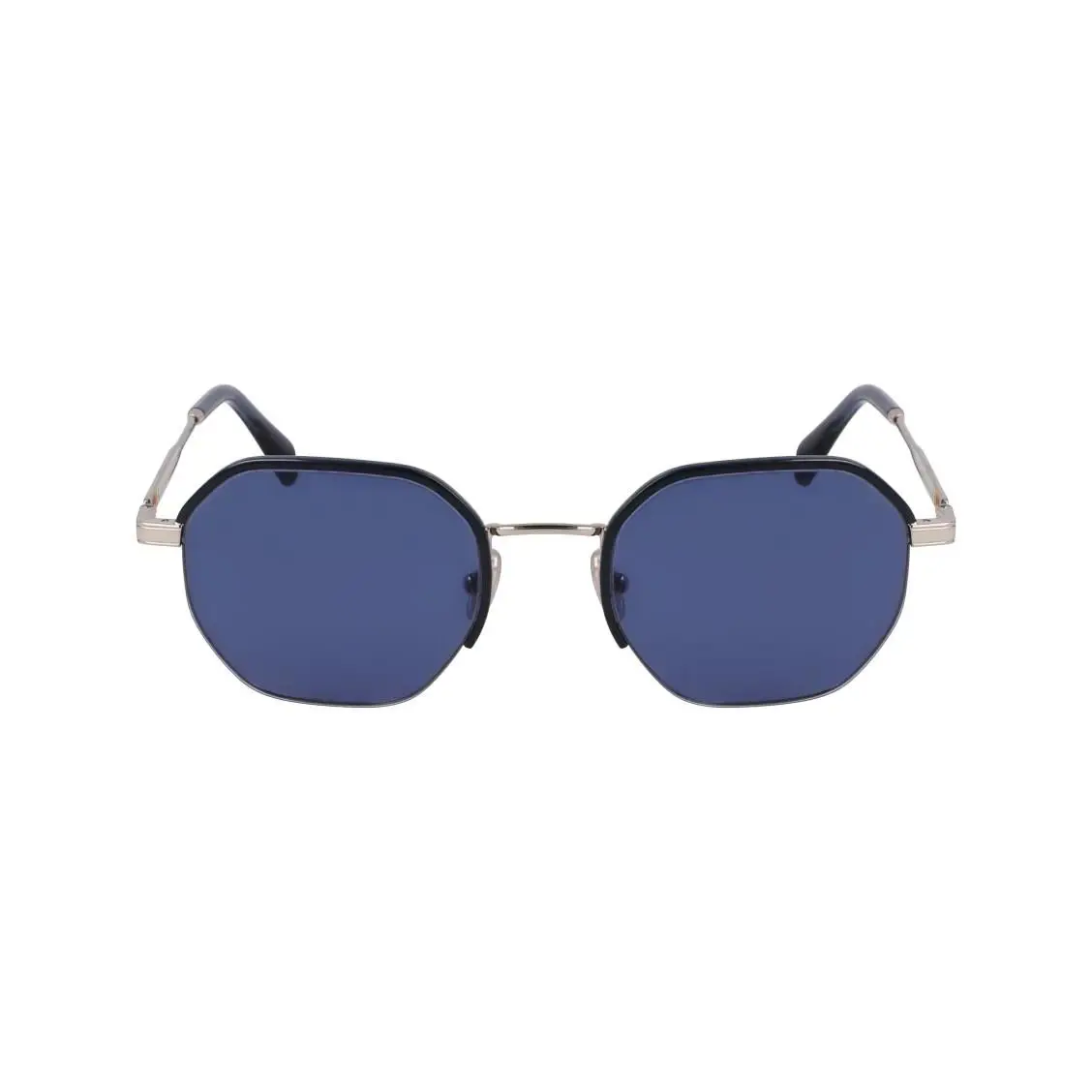Paul Smith Sunglasses Lovell Silver Blue Retail 53-21-145 w/ Case