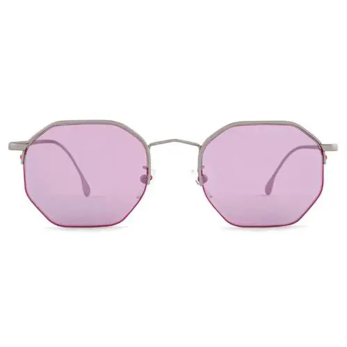 Paul Smith Sunglasses Brompton Matte Silver Retail 51-21-145 w/ Case