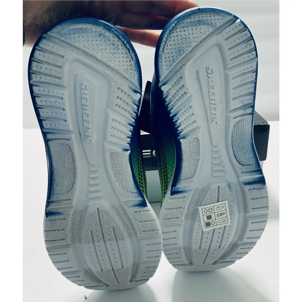 Skechers shoes - Sketchers - Sketchers - 403935L/BBLM - Blue, Black, Green 4