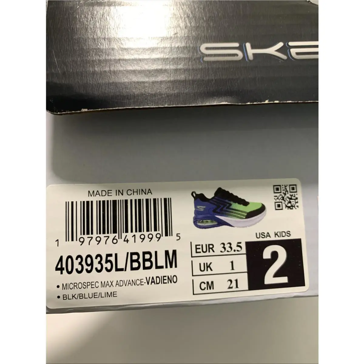 Skechers shoes - Sketchers - Sketchers - 403935L/BBLM - Blue, Black, Green 5