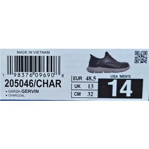 Skechers shoes - 205046/CHAR - B0D3MBQWCX - Charcoal (UPC: 198376096908) 10