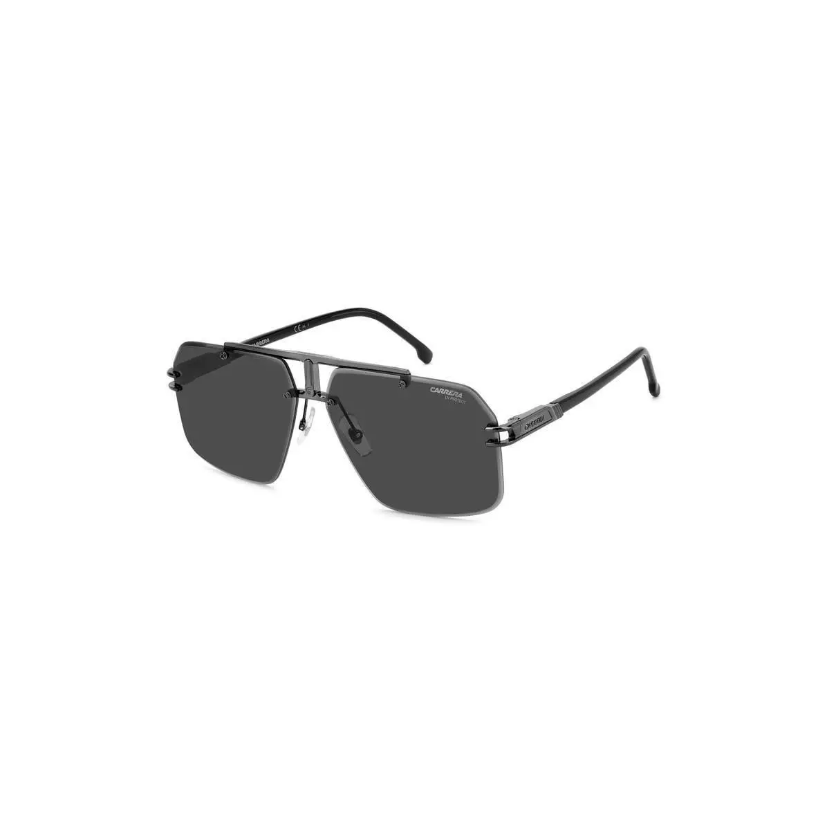 Carrera Eyewear Men 63mm Oversize Aviator Sunglasses Dark Rutheniu