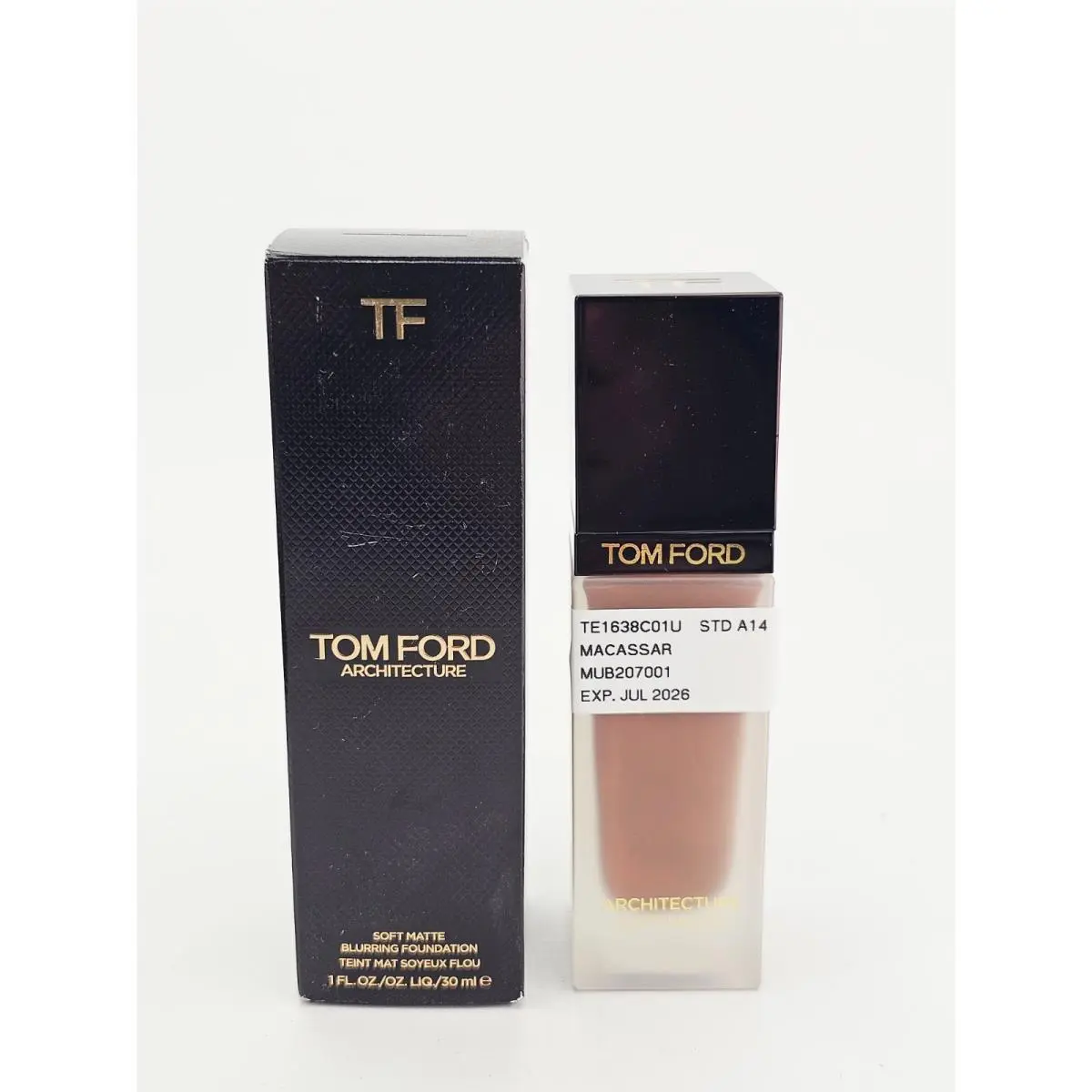 Tom Ford Architecture Soft Matte Blurring Foundation 12.0 Macassar 1 oz bb7/26