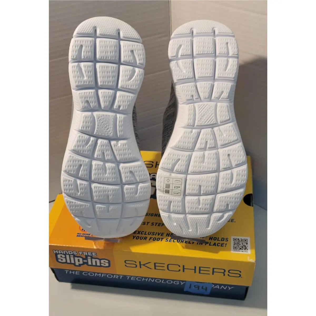 Skechers shoes - Skechers Slip-Ins - Gray & Pink (UPC: 197976574878) 0