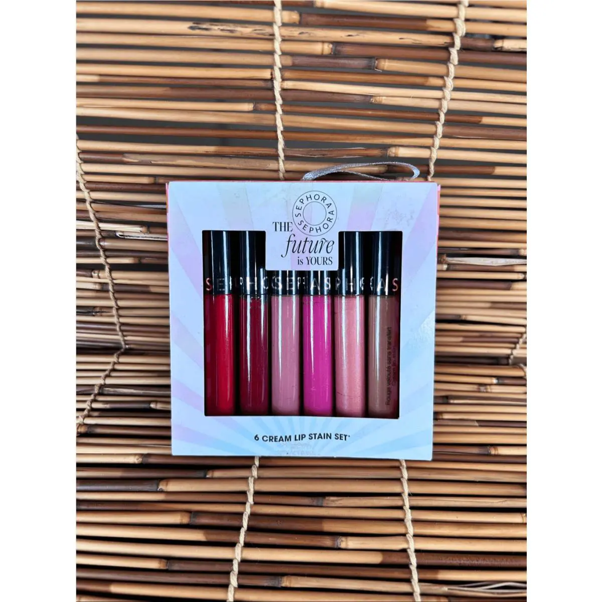 6 Sephora Full sz Cream Lip Stains 02 Classic Beige 94 Cherry Moon 13 01 90 5