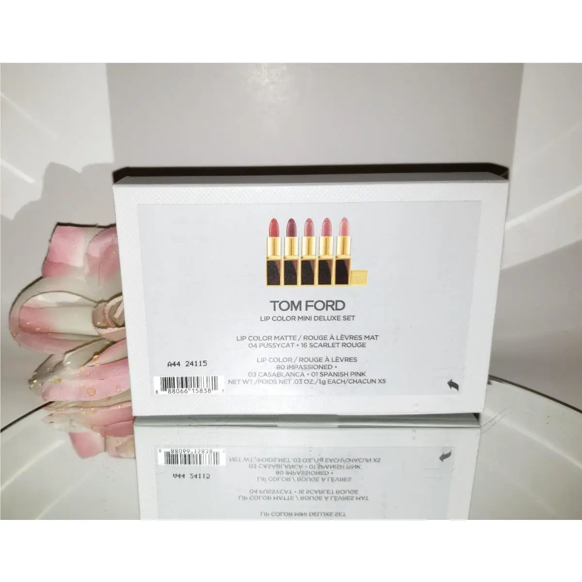 Tom Ford Lip Color 5pc Mini Deluxe Lipstick Gift Set 04 16 80 03 01