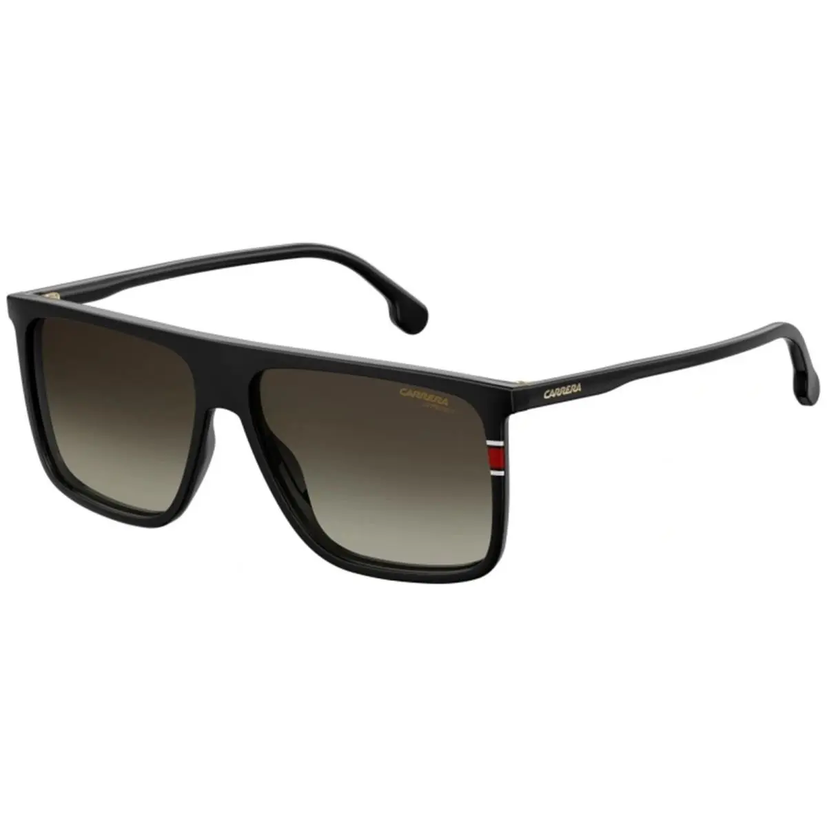 Carrera Men`s Black Flat-top Square Sunglasses w/ Gradient Lens CA172NS-0807-HA