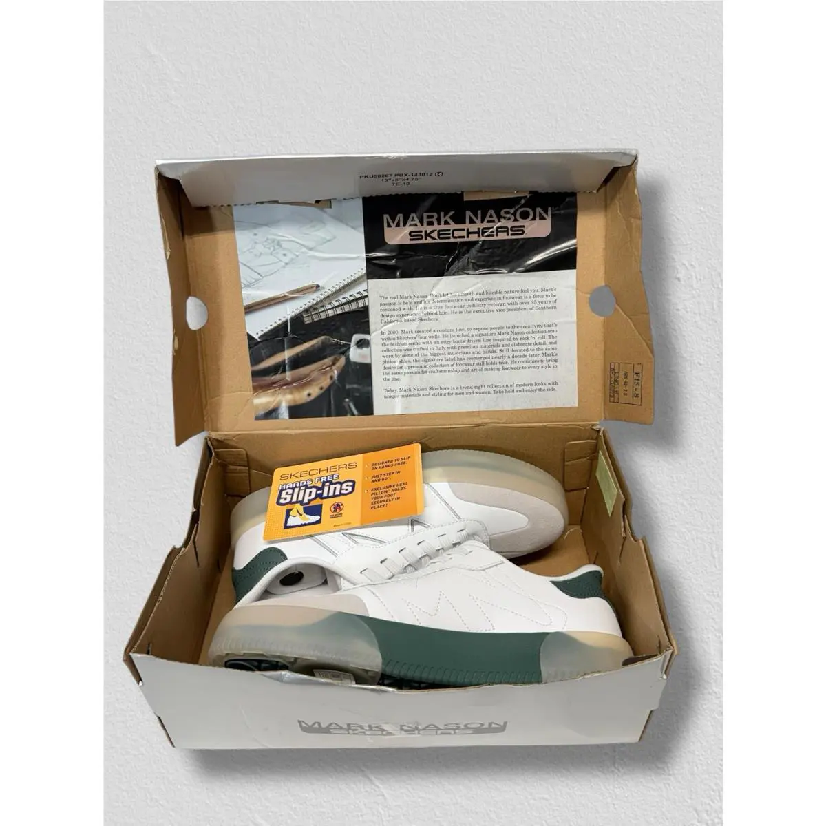 Skechers shoes - 177883.WGR - 177883WGR - White / Green (UPC: 0198739361872) 12