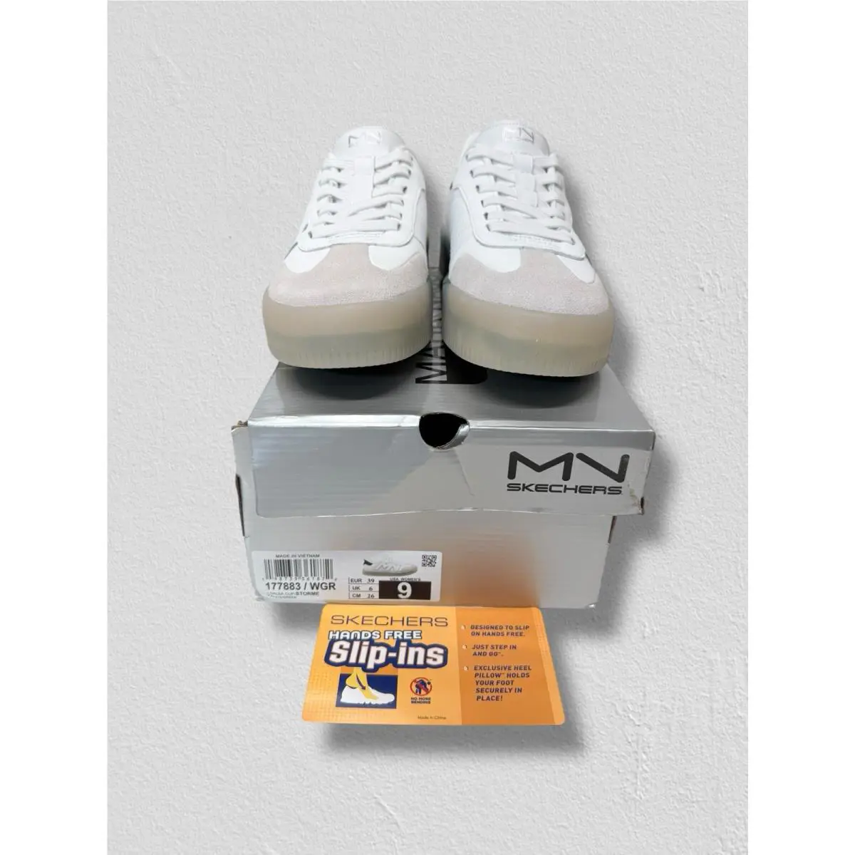 Skechers shoes - 177883.WGR - 177883WGR - White / Green (UPC: 0198739361872) 1
