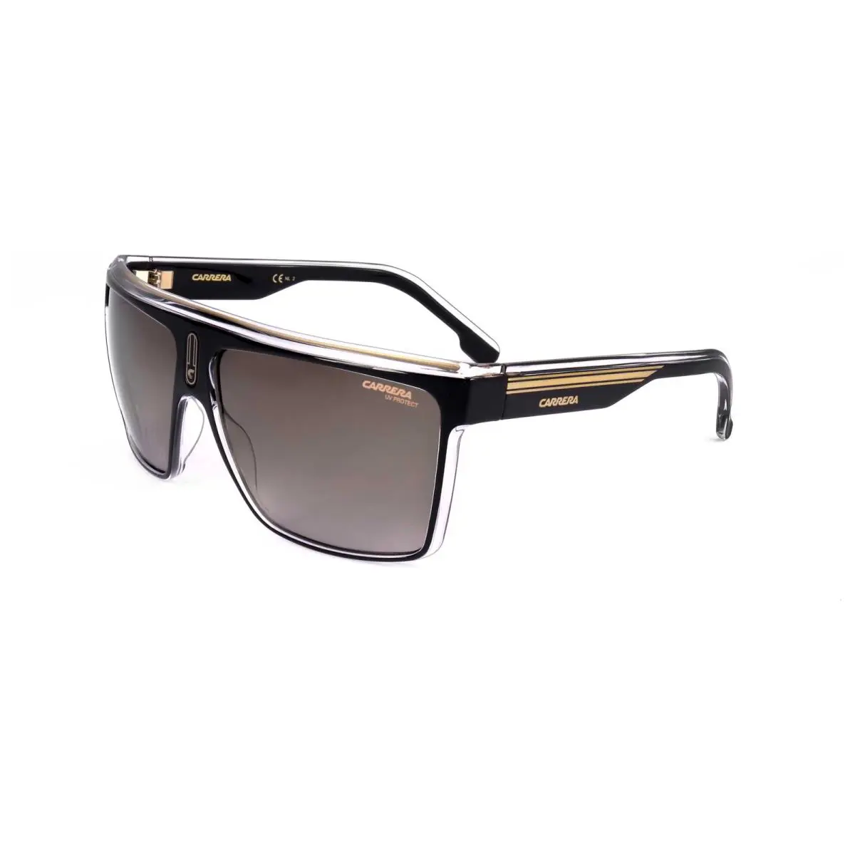 Carrera Men`s 63mm Black Gold Sunglasses CARRERA22-N-2M2-63