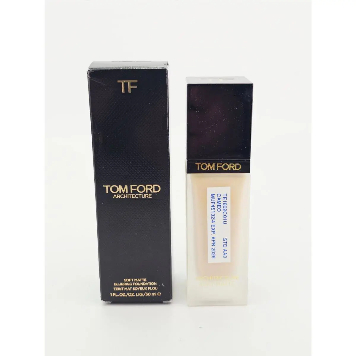 Tom Ford Architecture Soft Matte Blurring Foundation 0.1 Cameo 1 oz bb4/26