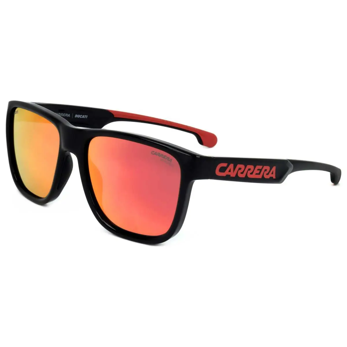 Carrera Men`s 57 mm Red Black Sunglasses CARDUC003-S-0A4-57 - Frame: Red, Lens: Red, Other Frame: Red Black