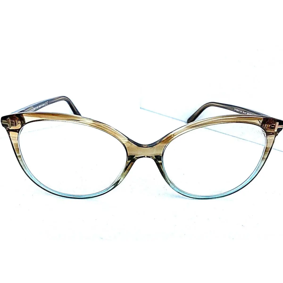 Tom Ford Blue Light Block 56mm Oversized Cat Eye Women`s Eyeglasses Frame X1