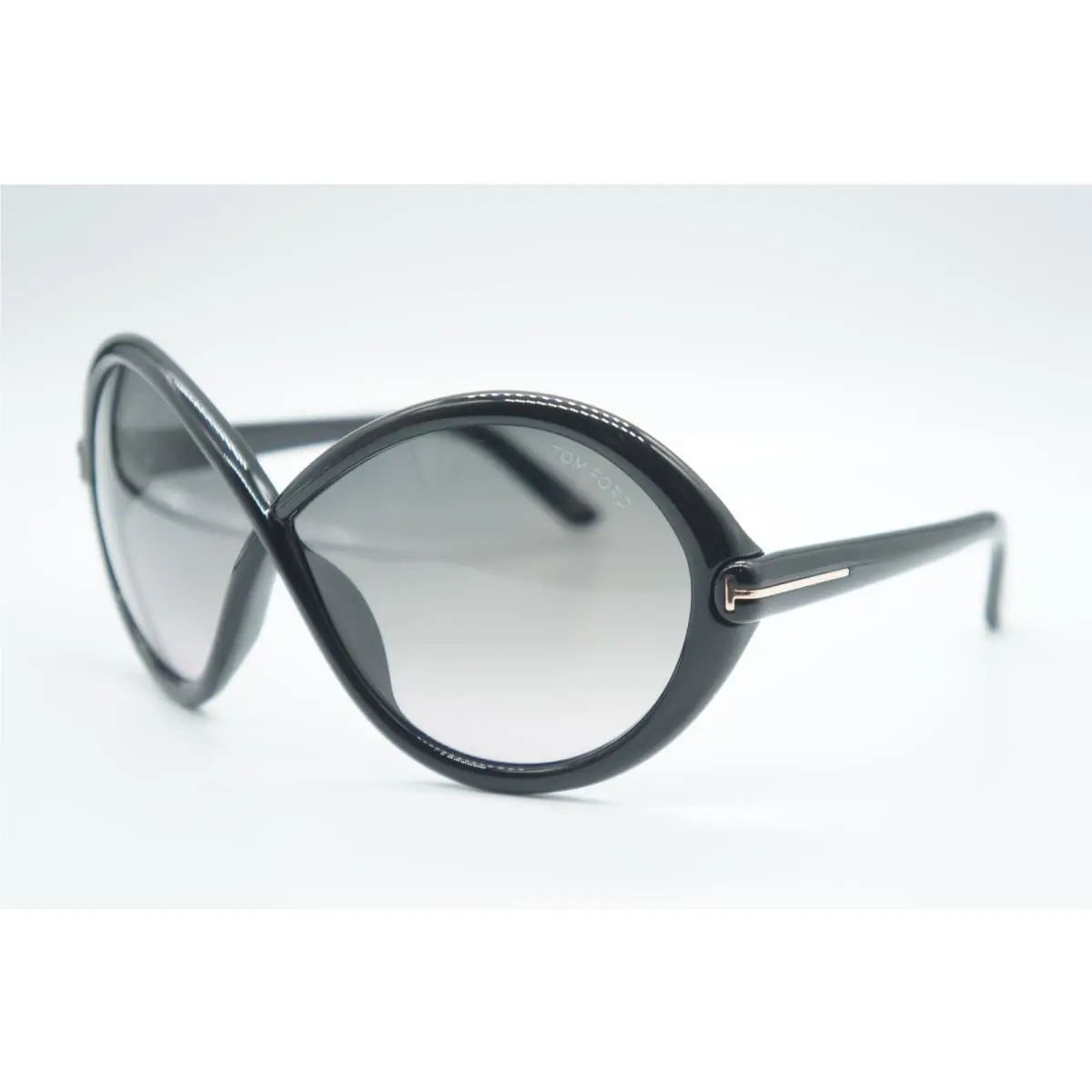 Tom Ford TF 1070 01B Shiny Black Smoke Sunglasses Frames 68-5