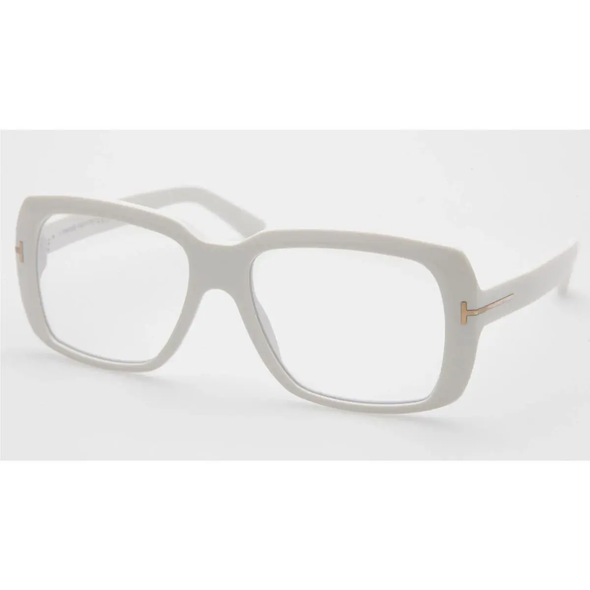 Tom Ford FT 5822 B 025 Ivory Frame Blue Blocking Lens Eyeglasses 54mm