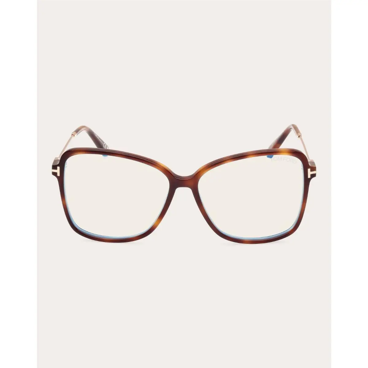Tom Ford Woman FT5953-B 53 Vista Frames Acetate Havana Butterfly