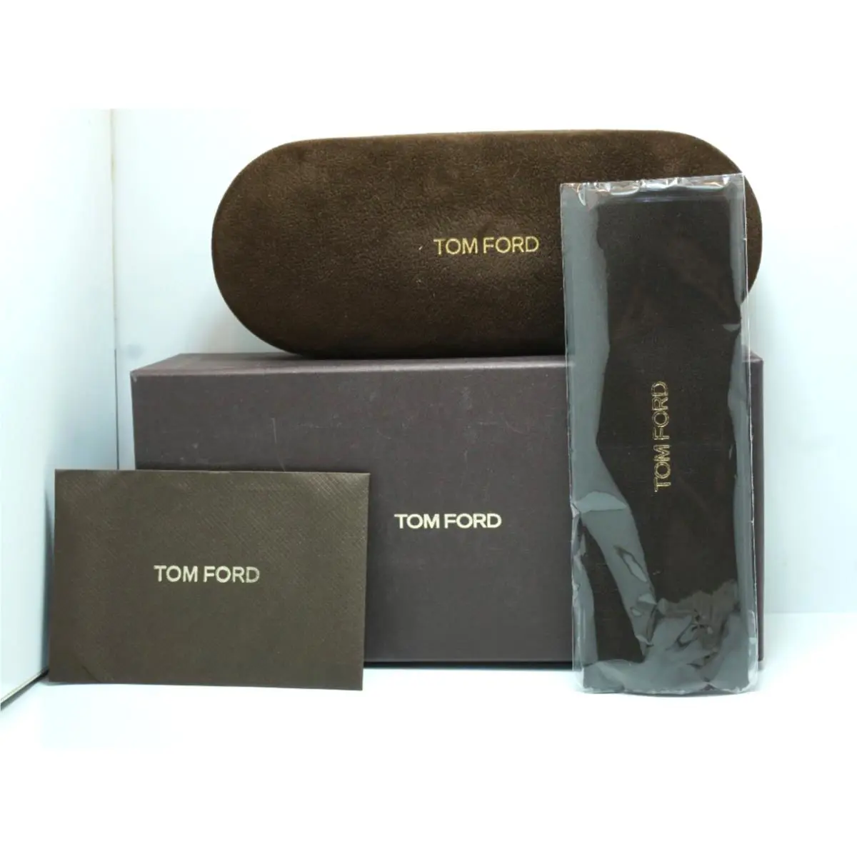 Tom Ford Sunglasses Full Presentation Box Velvet Case Set