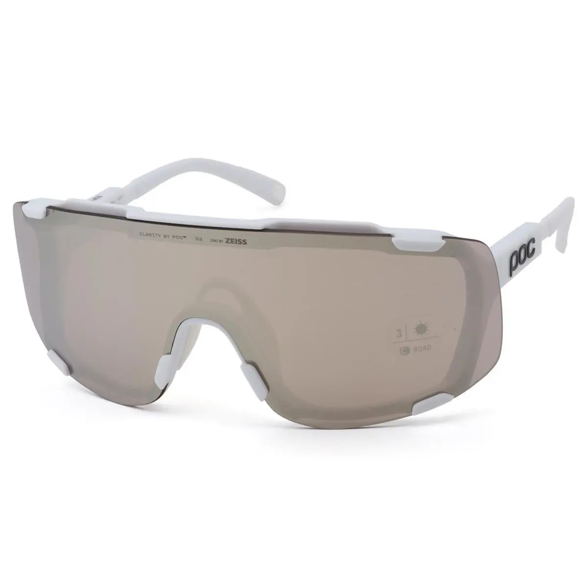 Poc Devour Mid Hydrogen White Clarity Road/sunny Silver MA10119545ONE1 by POC