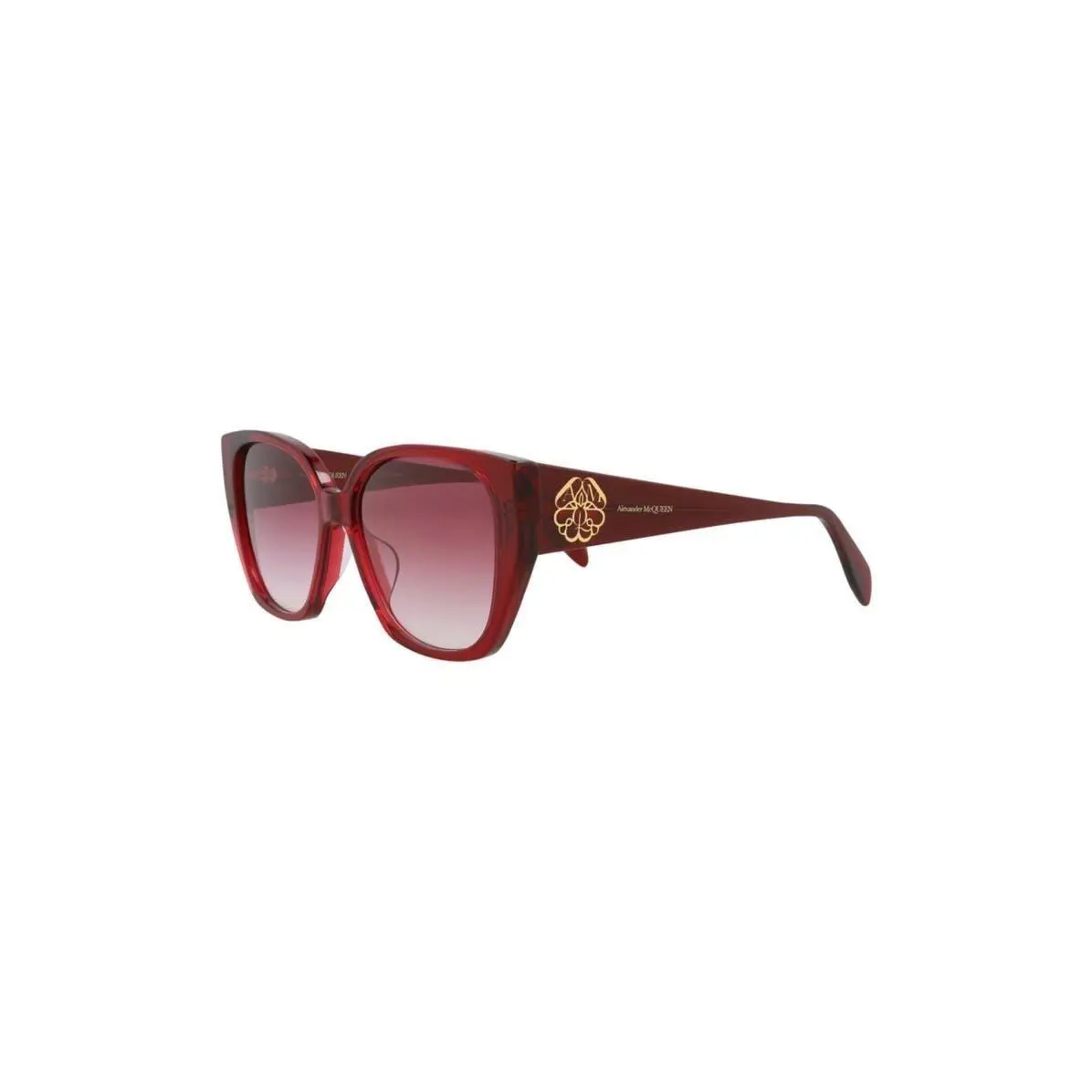 Mcqueen Women 58mm Cat Eye Sunglasses Burgundy Red