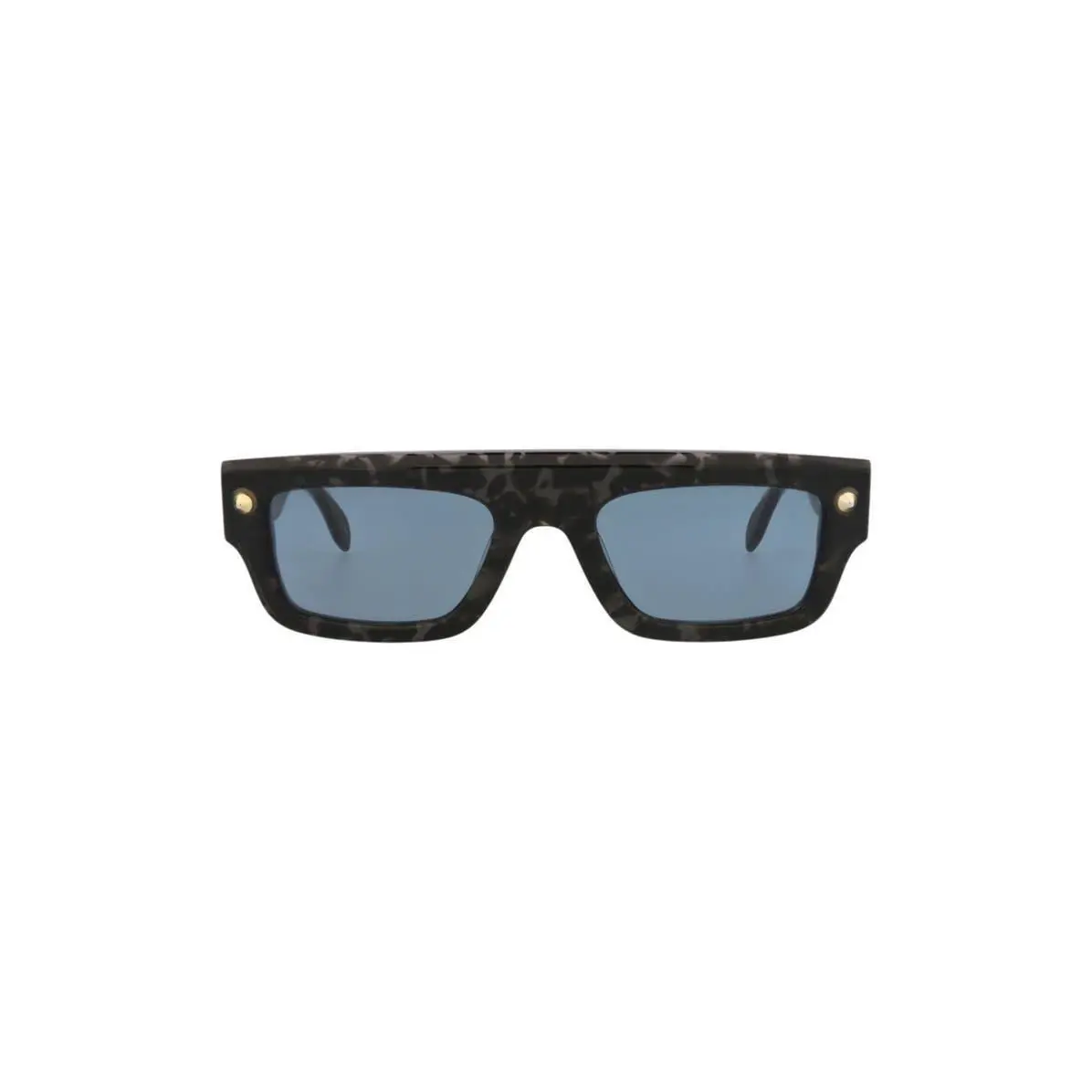 Mcqueen Women 52mm Rectangle Sunglasses Havana Havana Blue