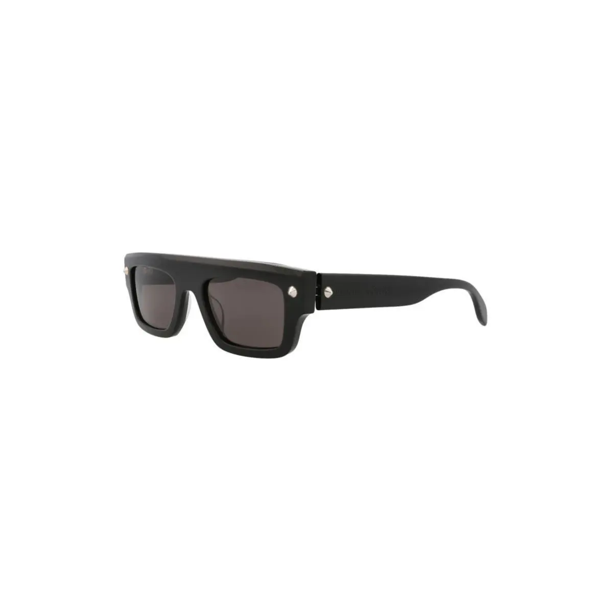 Mcqueen Women 52mm Rectangle Sunglasses Black Black Grey