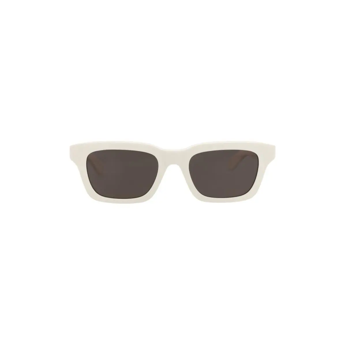Mcqueen Men 52mm Square Sunglasses White White Grey