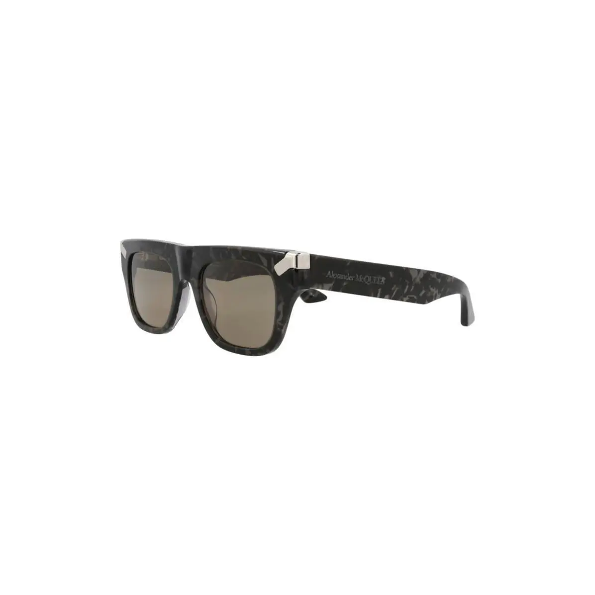 Mcqueen Men 51mm Square Sunglasses Havana Havana Brown