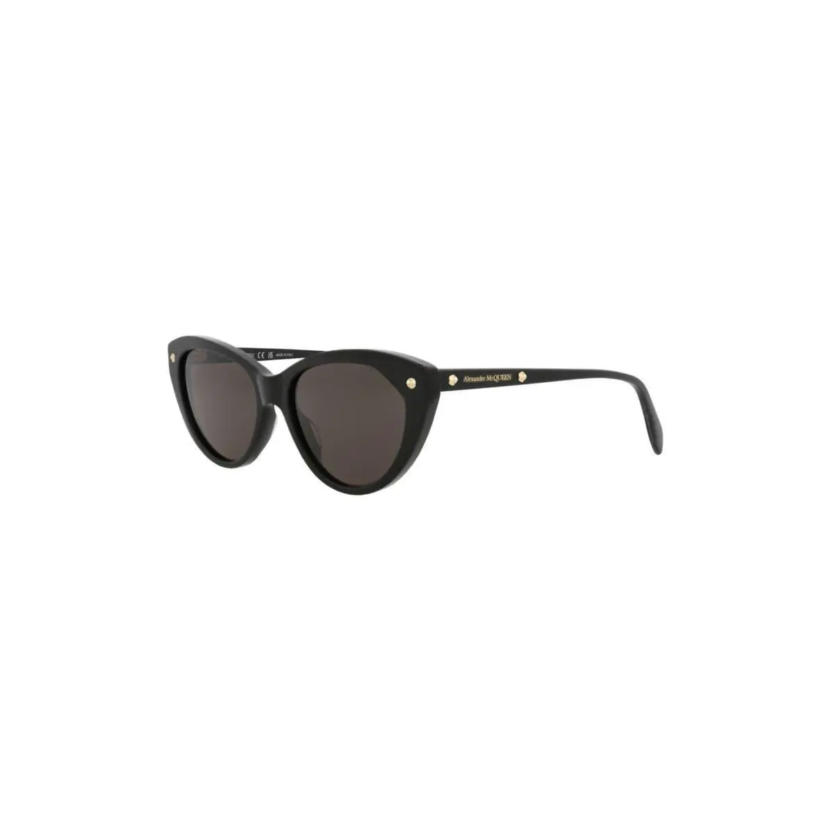 Mcqueen Men Best 55mm Cat Eye Sunglasses Black Black Grey